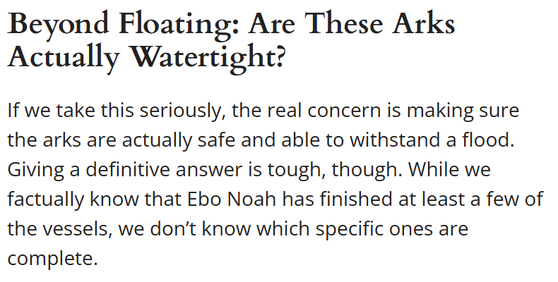 A clean, minimalist screenshot of a blog post from the Comfy Chaos Collective website, showing a paragraph of field research text on a white background with a subdued color palette